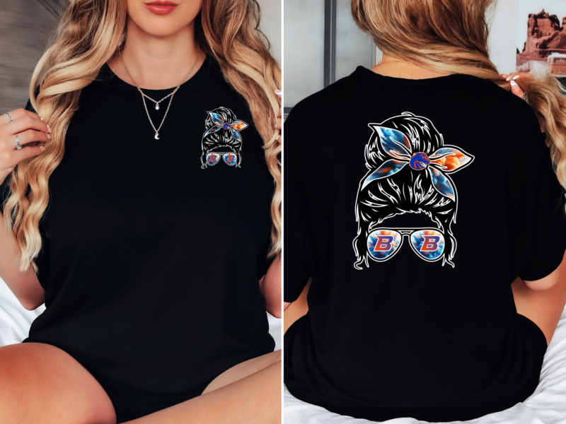 Boise State Messy Bun T-Shirt